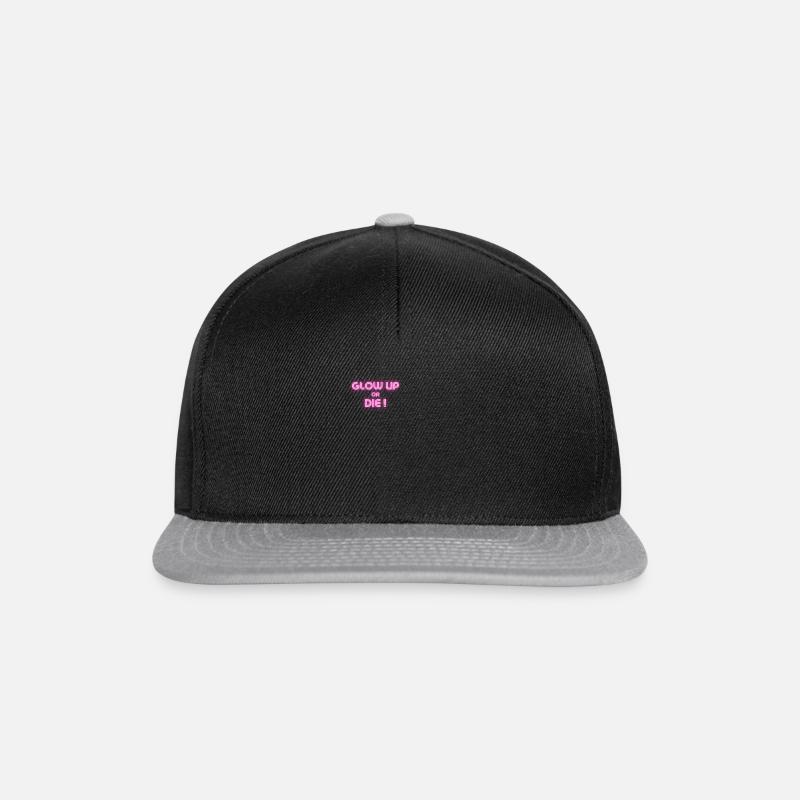 BECH GLÜHEN AUF ODER STIRB! - Snapback Cap - Schwarz/Grau