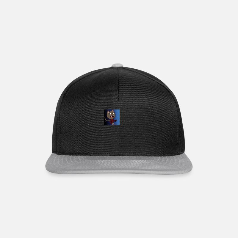 Straßenkater - Snapback Cap - Schwarz/Grau