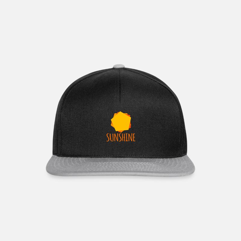 Sonnenschein - Snapback Cap - Schwarz/Grau