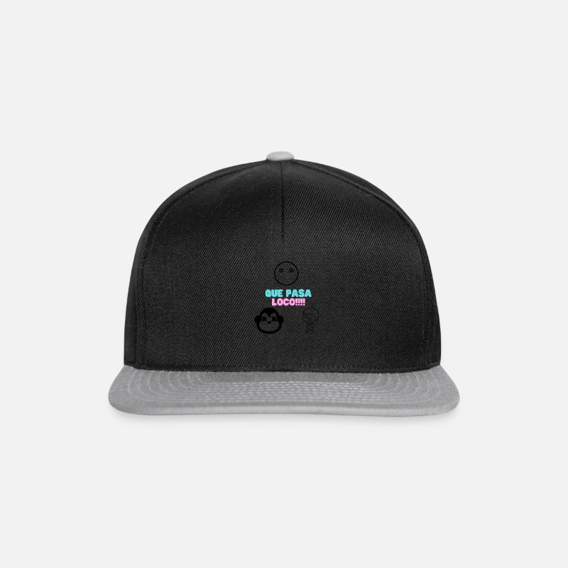 Que Pasa - Snapback Cap - Schwarz/Grau