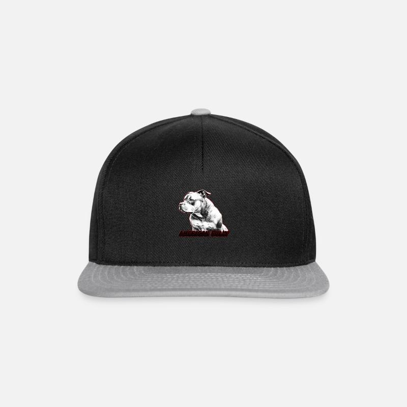 American Bully Pocket - Casquette snapback - noir/gris