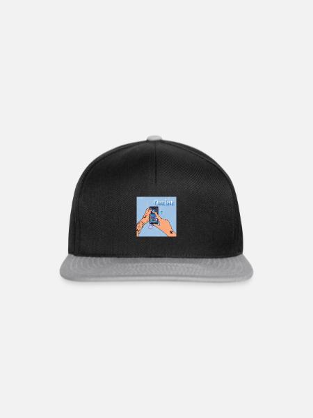 ONLINE by FRAUBASS - Snapback Cap - Schwarz/Grau