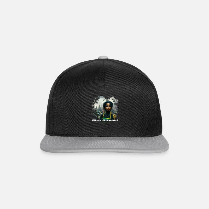 Stay Strong Strong Doomsday Apocalypse - Snapback Cap - black/grey