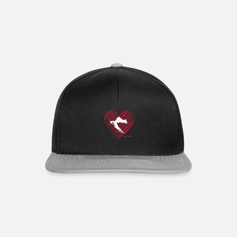 Hrvatska - Snapback Cap - Schwarz/Grau