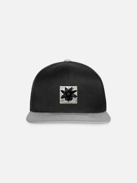 BlackFlower - Snapback Cap - Schwarz/Grau