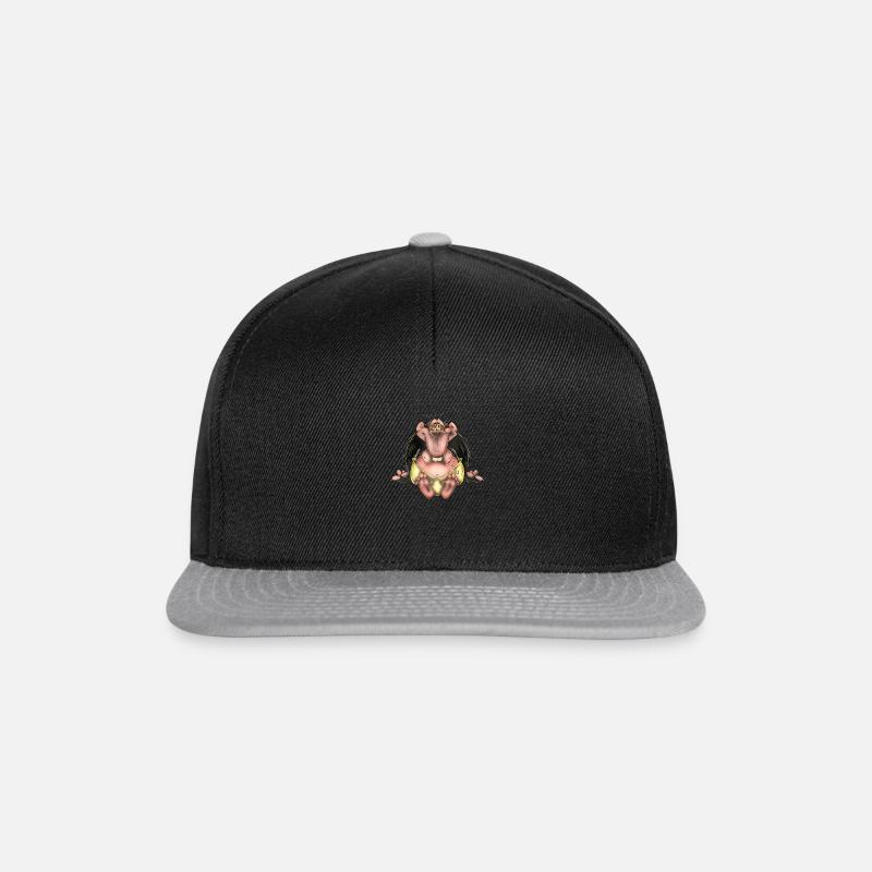Bébé Singe - Casquette snapback - noir/gris