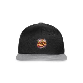 Kuchen - Snapback Cap - Schwarz/Grau - Vorne