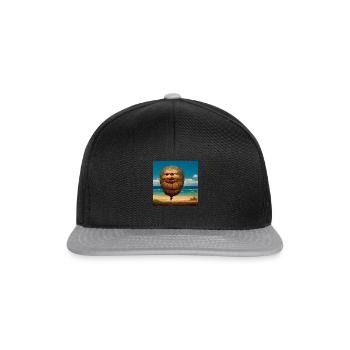 scott morrison as a balloon in hawaii - Casquette snapback - noir/gris - Devant