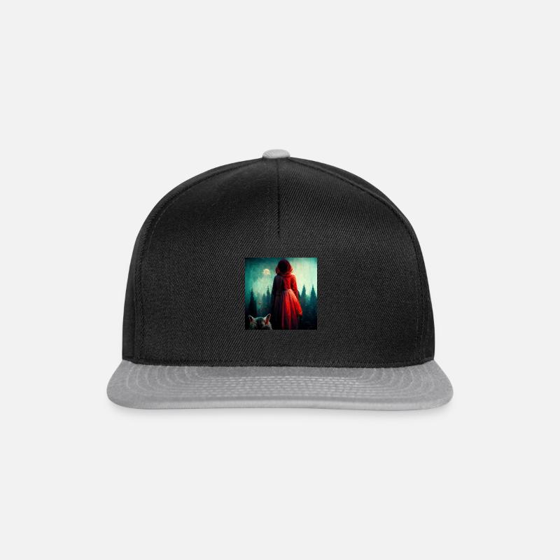 Rotkäppchen • Little Red Riding Hood - Snapback Cap - Schwarz/Grau