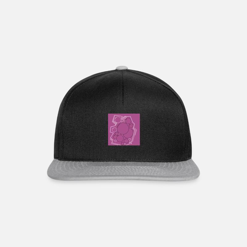 Bubbles - Snapback Cap - Schwarz/Grau
