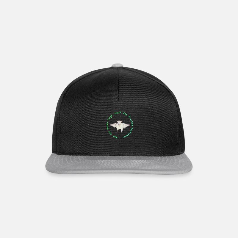 Herdentrieb - Snapback Cap - Schwarz/Grau