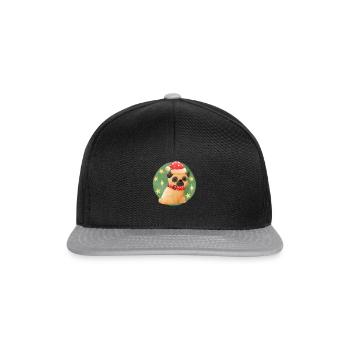 14W Christmas Mops - Snapback Cap - Schwarz/Grau - Vorne