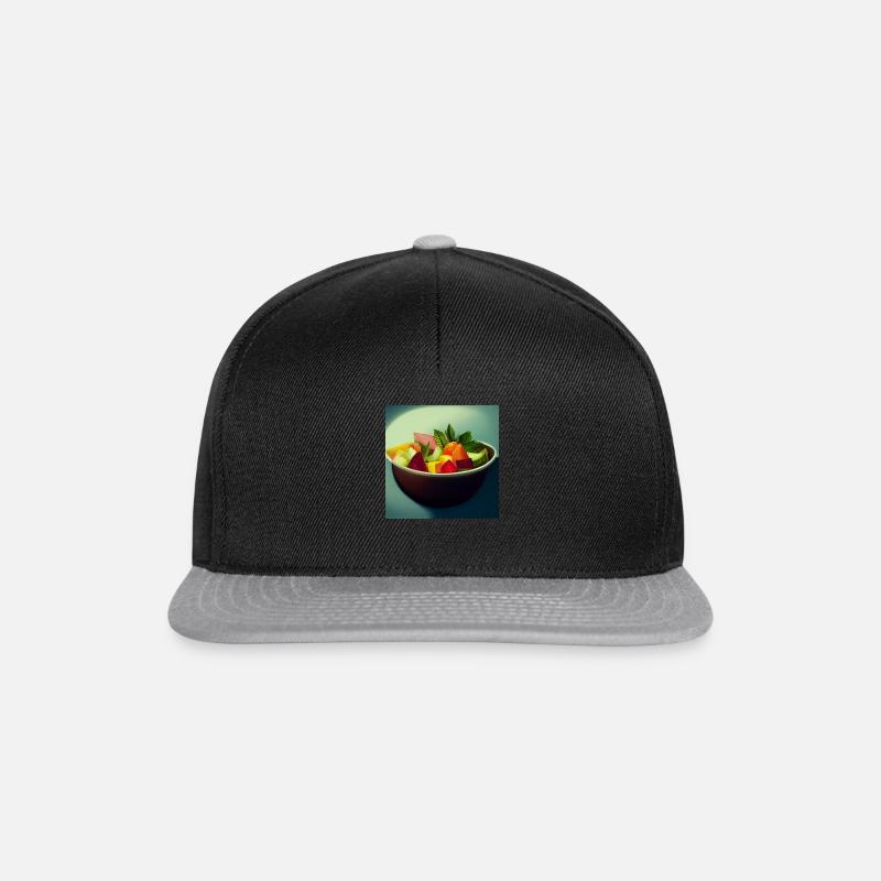 Obstsalat - Snapback Cap - Schwarz/Grau