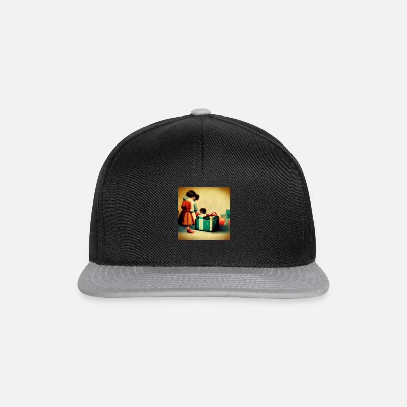 réveillon de Noël - Casquette snapback - noir/gris