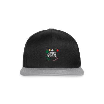 Joyeux Noël - Casquette snapback - noir/gris - Devant