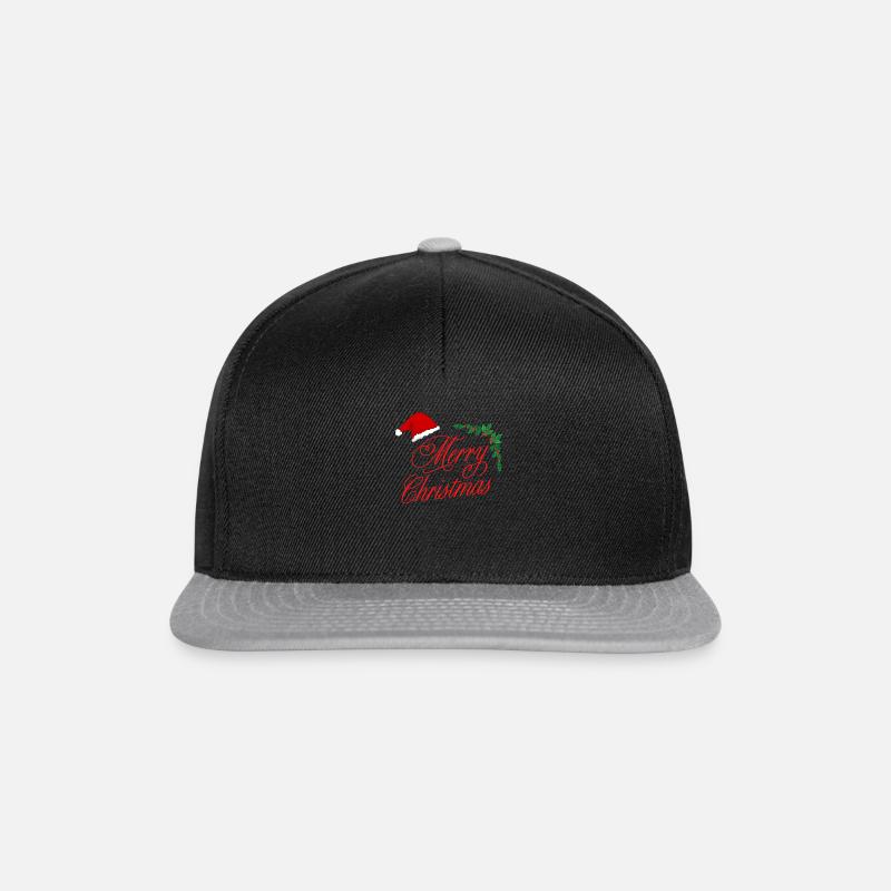 Frohe Weihnachten - Snapback Cap - Schwarz/Grau