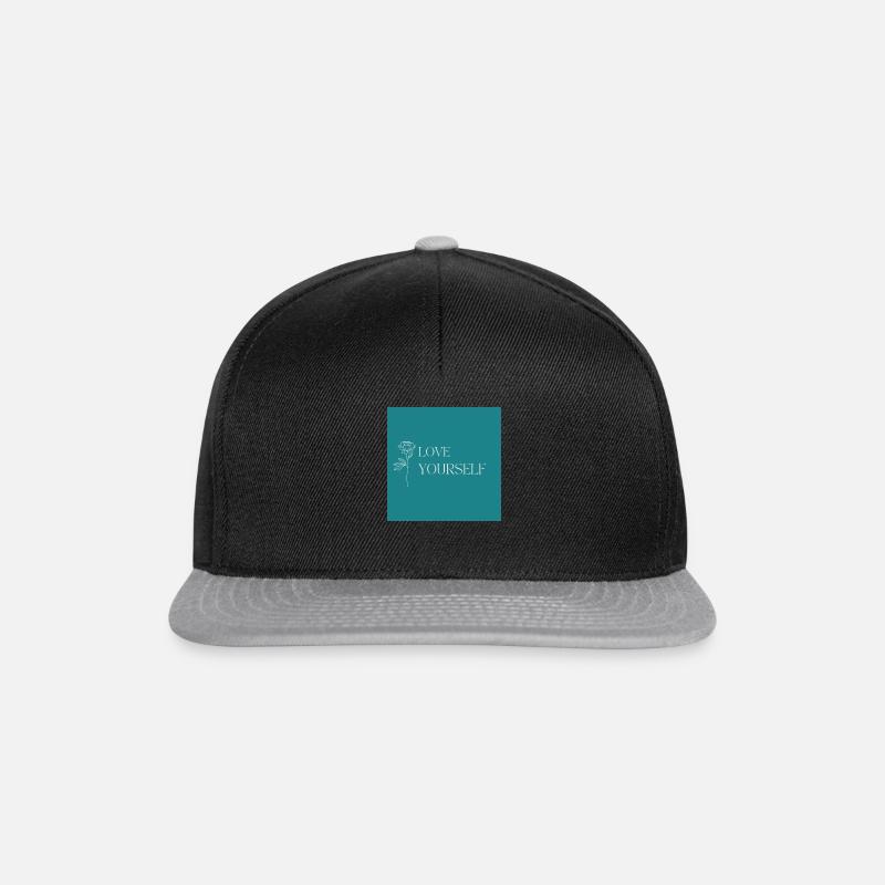 Selbstliebe - Snapback Cap - Schwarz/Grau