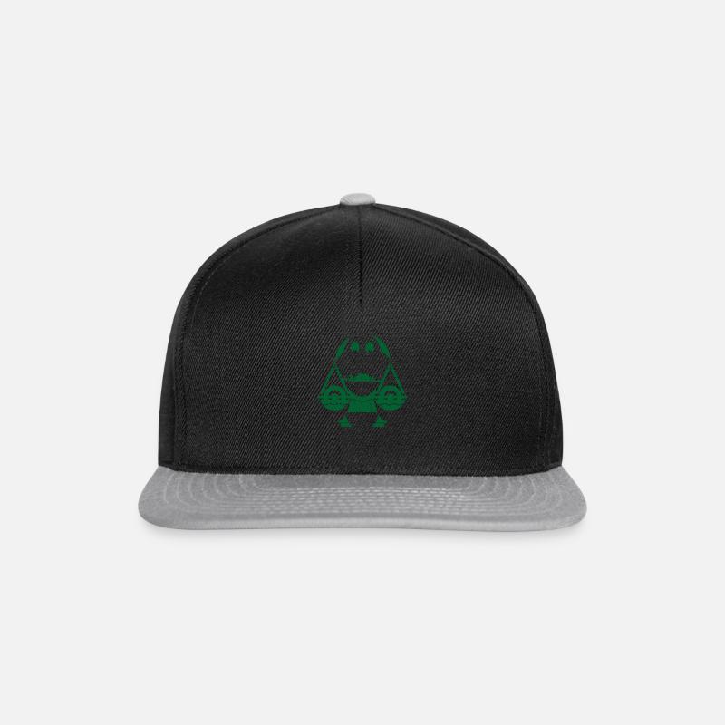 283 - Casquette snapback - noir/gris