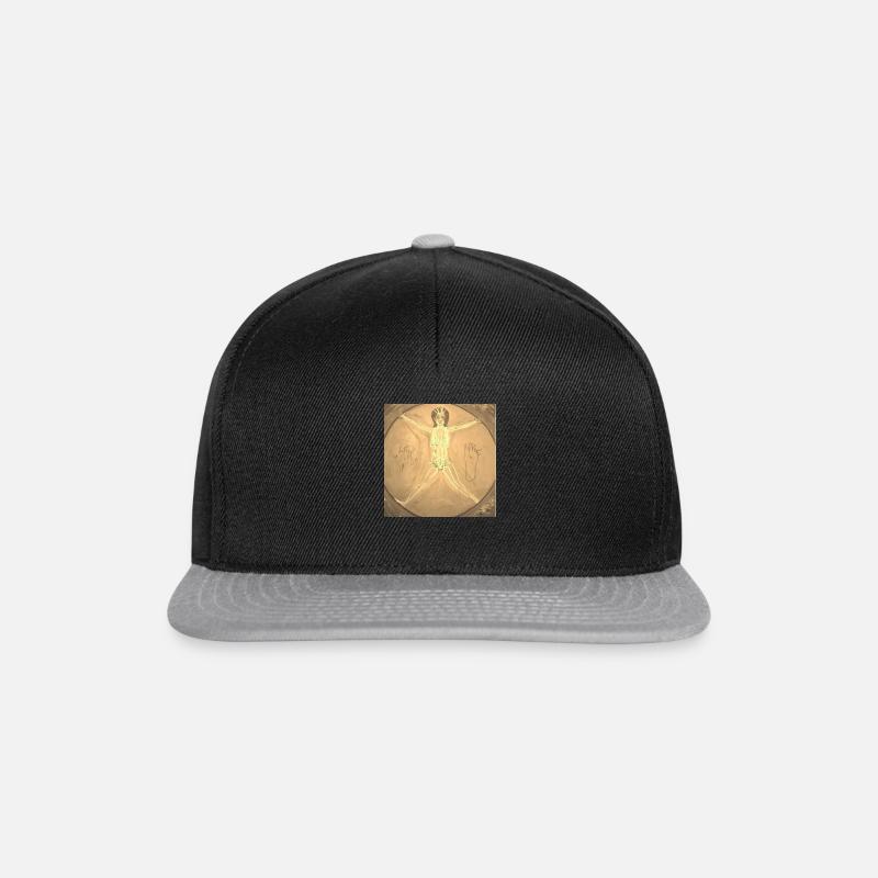 meridiane - Snapback Cap - Schwarz/Grau