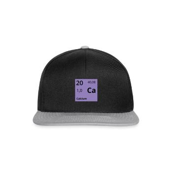 Calcium - Snapback Cap - Schwarz/Grau - Vorne