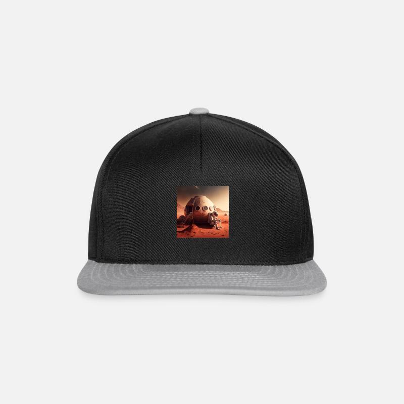 astronaut - Snapback Cap - black/grey