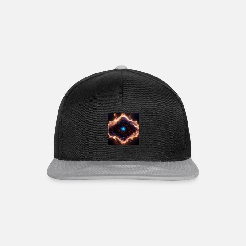 supernova galaxy - Snapback Cap - black/grey