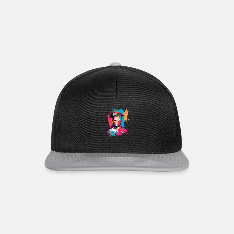 Pop Art Déconstruit - Casquette snapback - noir/gris