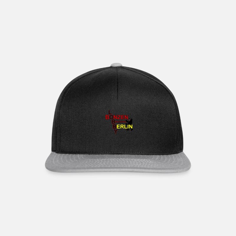 Lobby Bonzen Berlin - Snapback Cap - Schwarz/Grau
