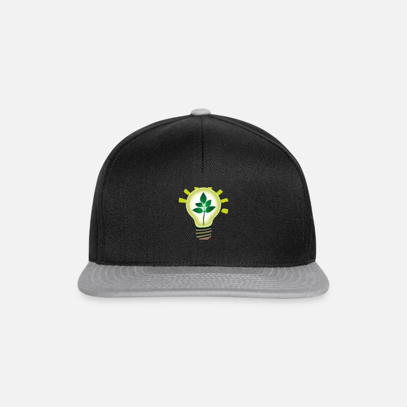 La durabilité commence par une idée - Casquette snapback - noir/gris