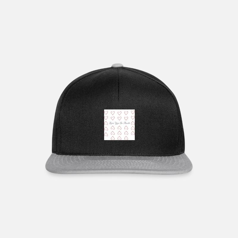 Dein Abschnittstext 3 - Snapback Cap - Schwarz/Grau