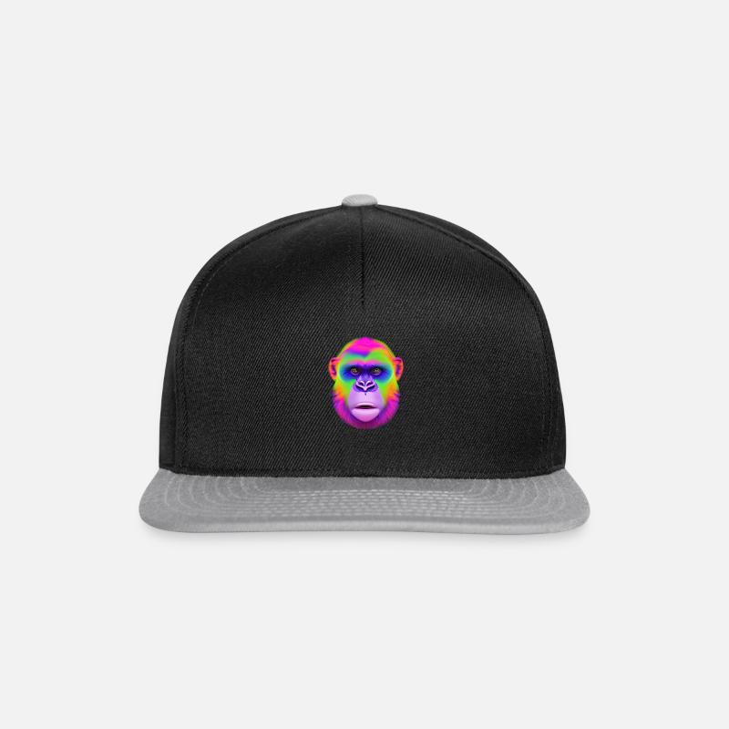colour ape - Snapback Cap - Schwarz/Grau