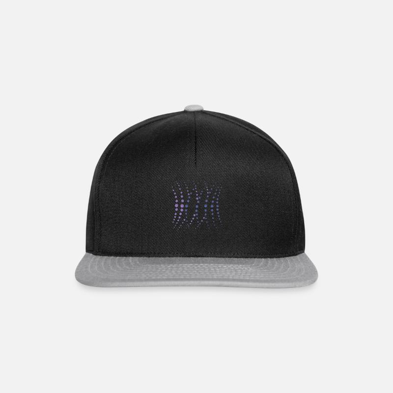 Dotart 025 - Snapback Cap - Schwarz/Grau