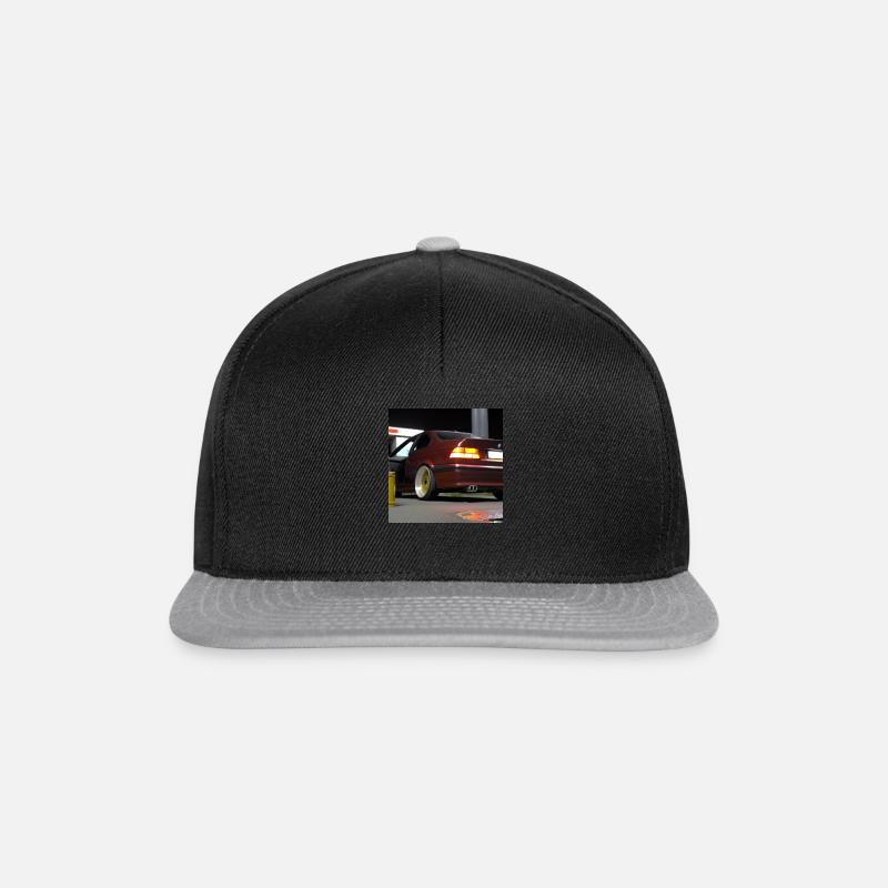 Old school car - Snapback Cap - Schwarz/Grau