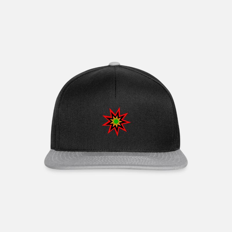 Stern - Snapback Cap - Schwarz/Grau