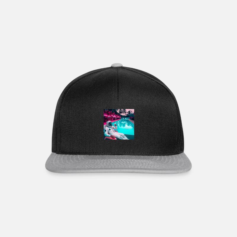 Astronaut Pool - Snapback Cap - Schwarz/Grau
