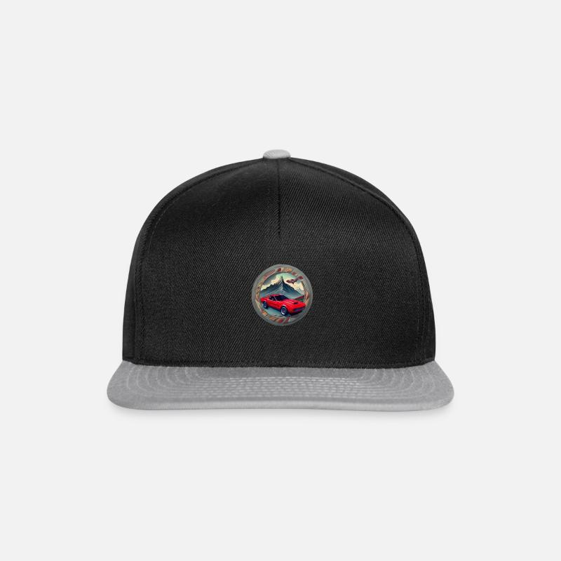 Classic Car - Snapback Cap - Schwarz/Grau
