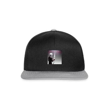 Mann mit Schwert - Snapback Cap - Schwarz/Grau - Vorne