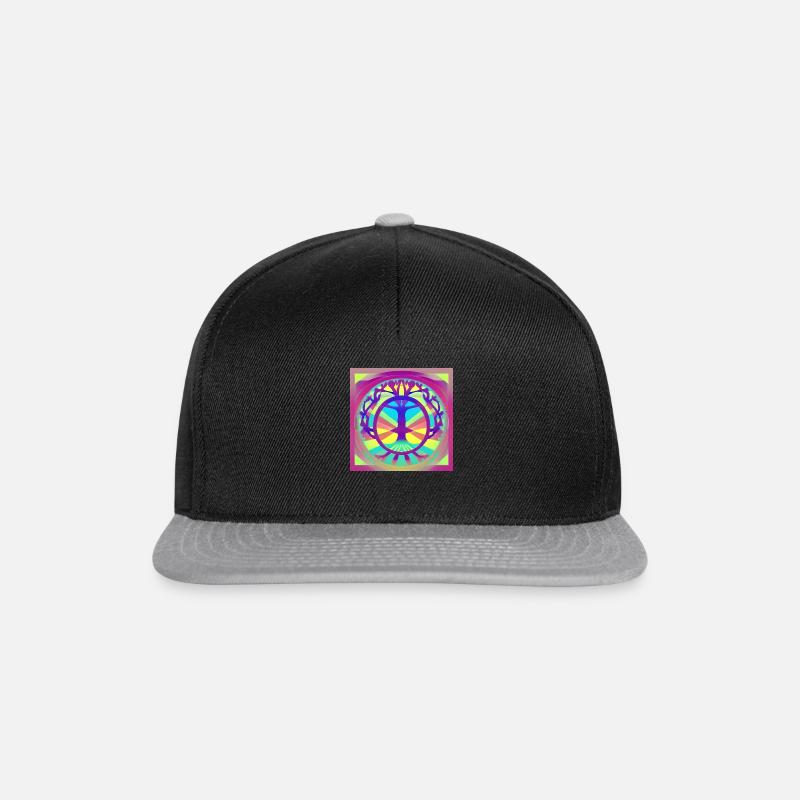Tree life life pop - Snapback Cap - black/grey