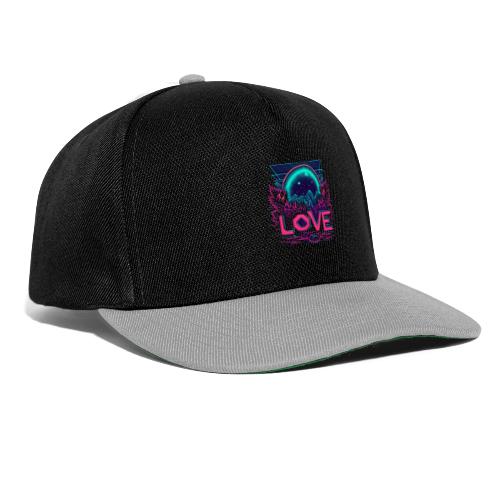 80`s Neon LOVE - back to the roots - Snapback Cap