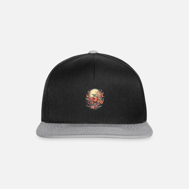 Frühling - Snapback Cap - Schwarz/Grau