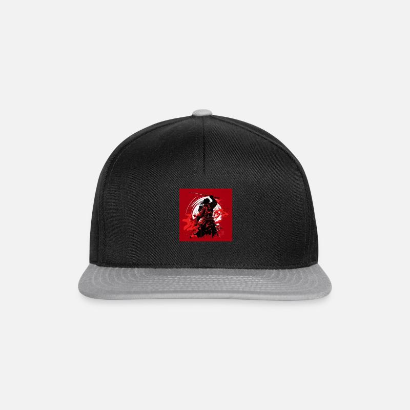Samurai 1 - Snapback Cap - Schwarz/Grau