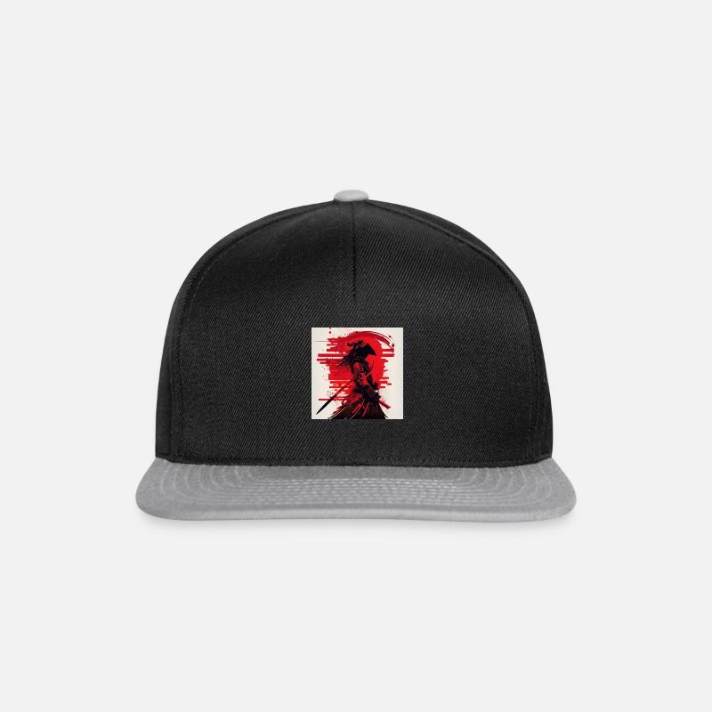 Samurai 2 - Snapback Cap - Schwarz/Grau