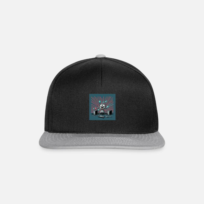 INFORMATIQUE CAT - Casquette snapback - noir/gris