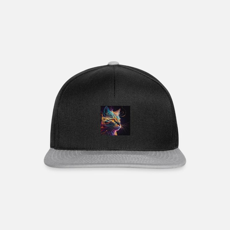 Psy Cats: Colorful and Unique - Snapback Cap - black/grey