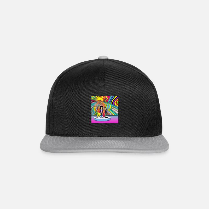 Beam me up - Snapback Cap - Schwarz/Grau
