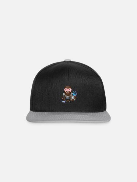 Eric - Snapback Cap - Schwarz/Grau