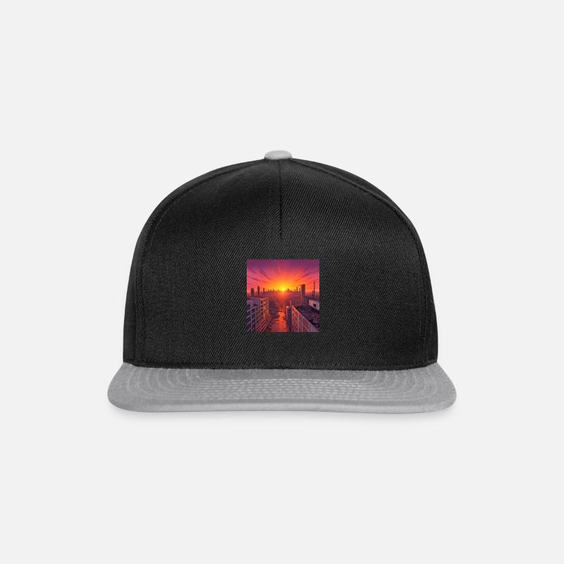 The end - Snapback Cap - Schwarz/Grau