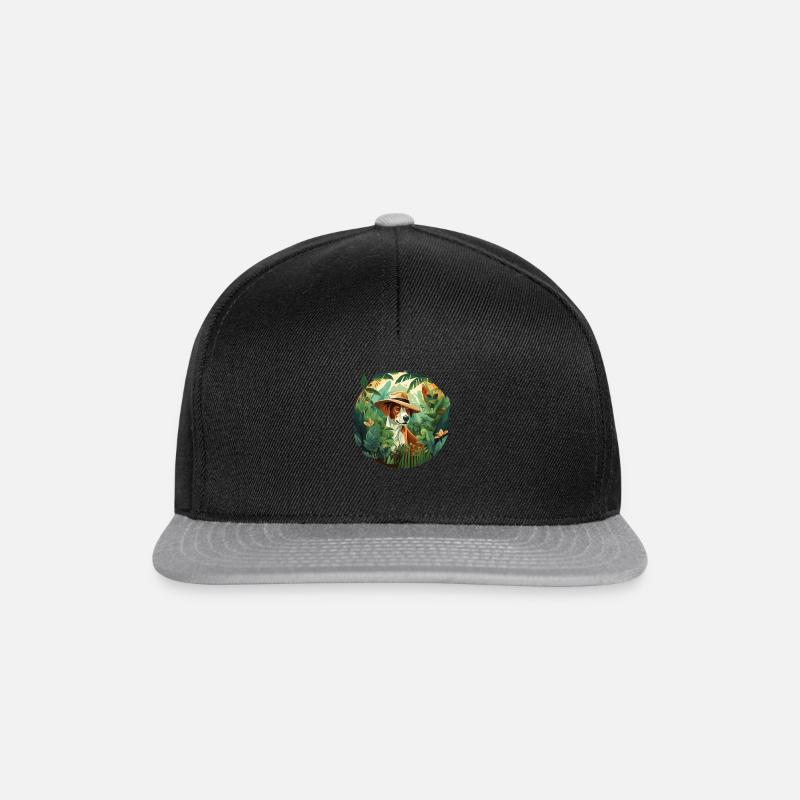 Der Hundeforscher - Snapback Cap - Schwarz/Grau