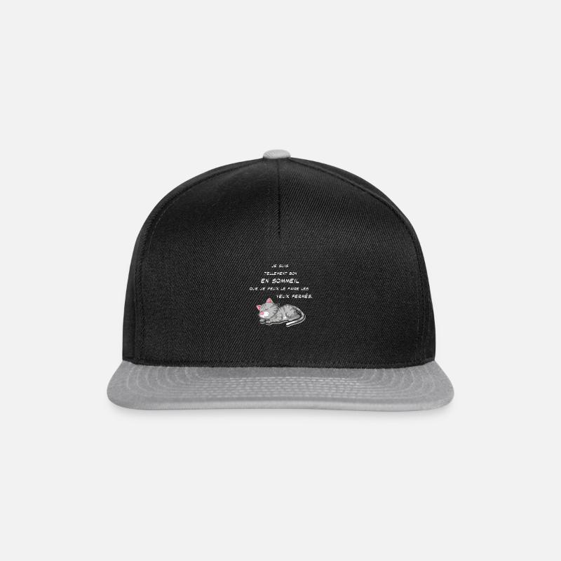 someil - Casquette snapback - noir/gris