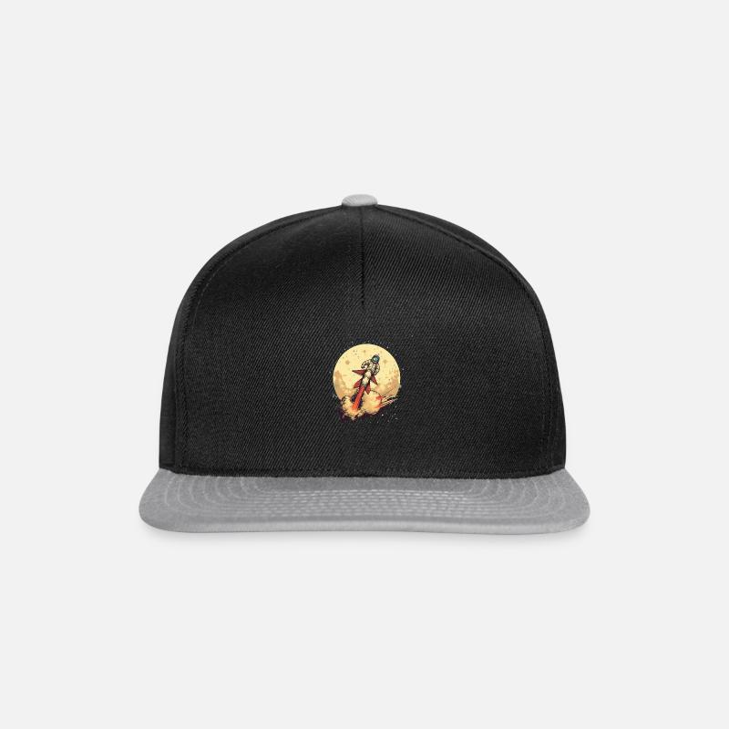 Rocketman - Snapback Cap - Schwarz/Grau